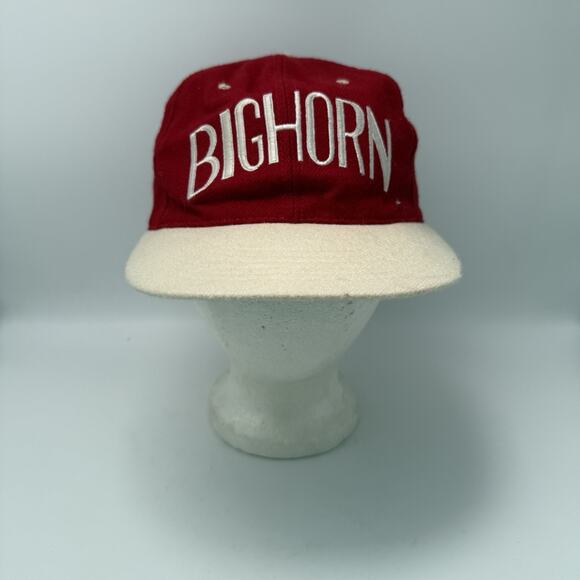 Vintage The Skin Game Big Horn Embroidered Wool Hat PGA Tour Golf Stretch Back - Picture 1 of 9